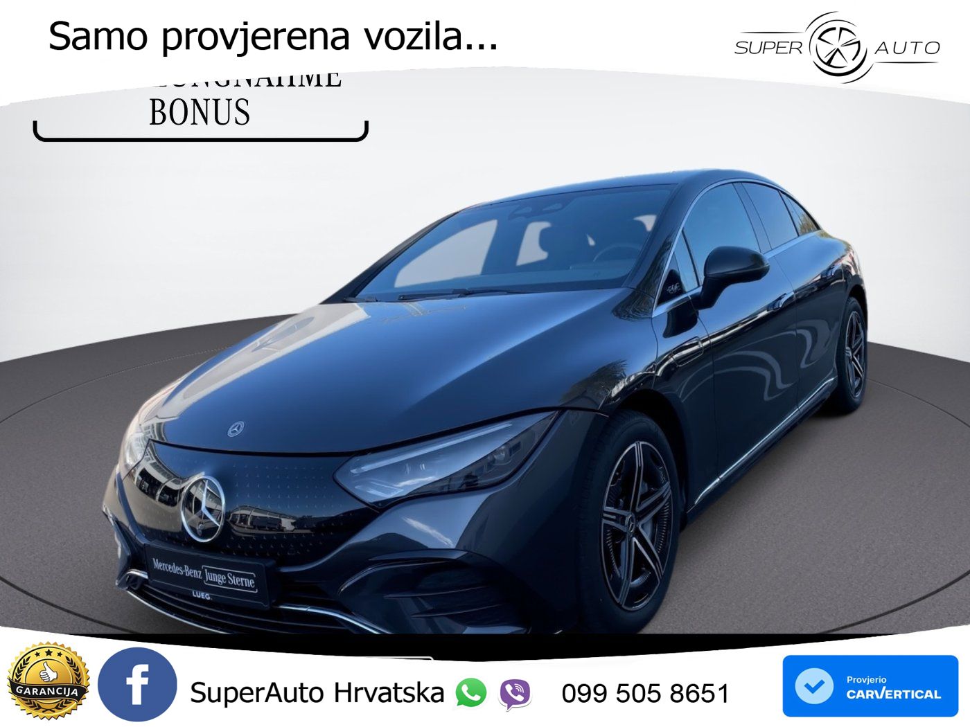 Mercedes EQE 350 98 kWh (292 KS) 4MATIC AMG LED+GR SJED+ACC