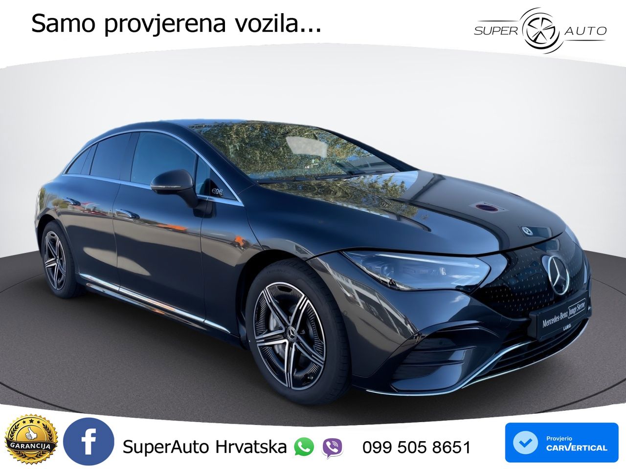 Mercedes EQE 350 98 kWh (292 KS) 4MATIC AMG LED+GR SJED+ACC
