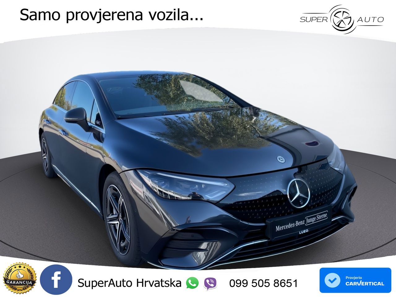 Mercedes EQE 350 98 kWh (292 KS) 4MATIC AMG LED+GR SJED+ACC