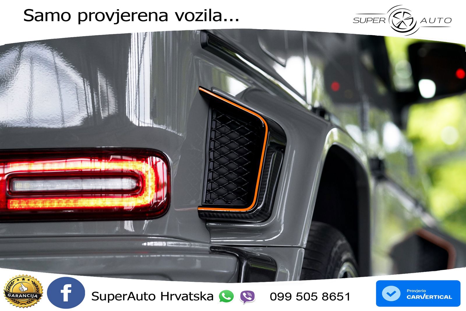 Mercedes AMG G 63 Long V8 (585 KS) 4MATIC 9G-TRONIC AMG SPEEDSHIFT TCT Brabus LED+GR SJED+ACC