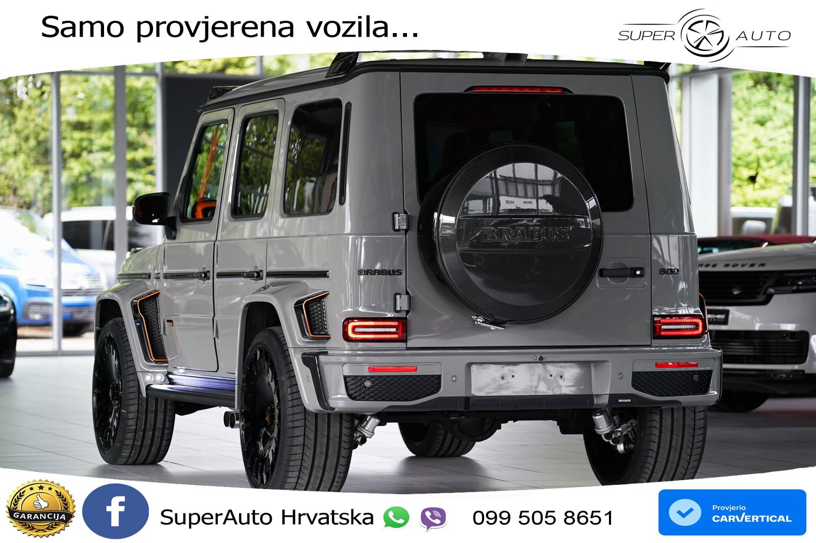 Mercedes AMG G 63 Long V8 (585 KS) 4MATIC 9G-TRONIC AMG SPEEDSHIFT TCT Brabus LED+GR SJED+ACC