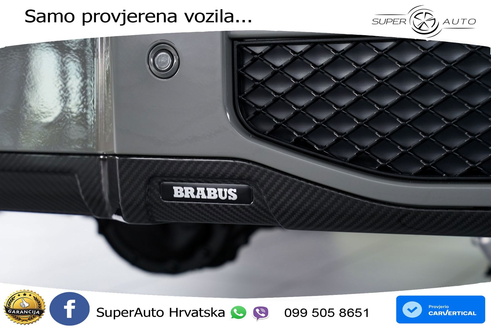 Mercedes AMG G 63 Long V8 (585 KS) 4MATIC 9G-TRONIC AMG SPEEDSHIFT TCT Brabus LED+GR SJED+ACC