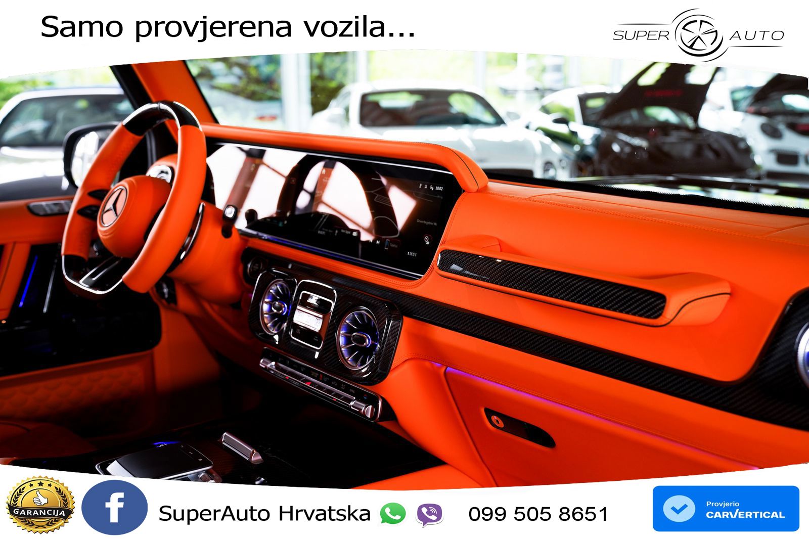 Mercedes AMG G 63 Long V8 (585 KS) 4MATIC 9G-TRONIC AMG SPEEDSHIFT TCT Brabus LED+GR SJED+ACC