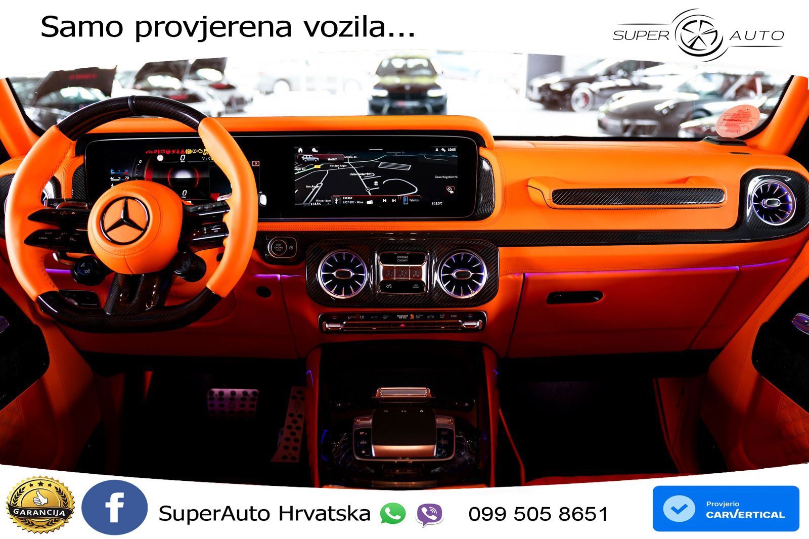 Mercedes AMG G 63 Long V8 (585 KS) 4MATIC 9G-TRONIC AMG SPEEDSHIFT TCT Brabus LED+GR SJED+ACC