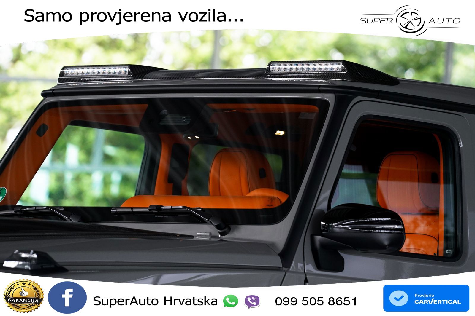 Mercedes AMG G 63 Long V8 (585 KS) 4MATIC 9G-TRONIC AMG SPEEDSHIFT TCT Brabus LED+GR SJED+ACC