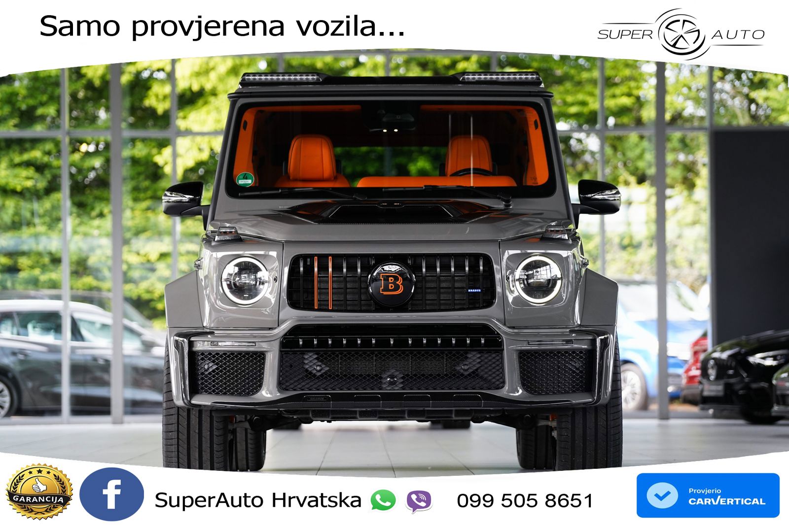 Mercedes AMG G 63 Long V8 (585 KS) 4MATIC 9G-TRONIC AMG SPEEDSHIFT TCT Brabus LED+GR SJED+ACC