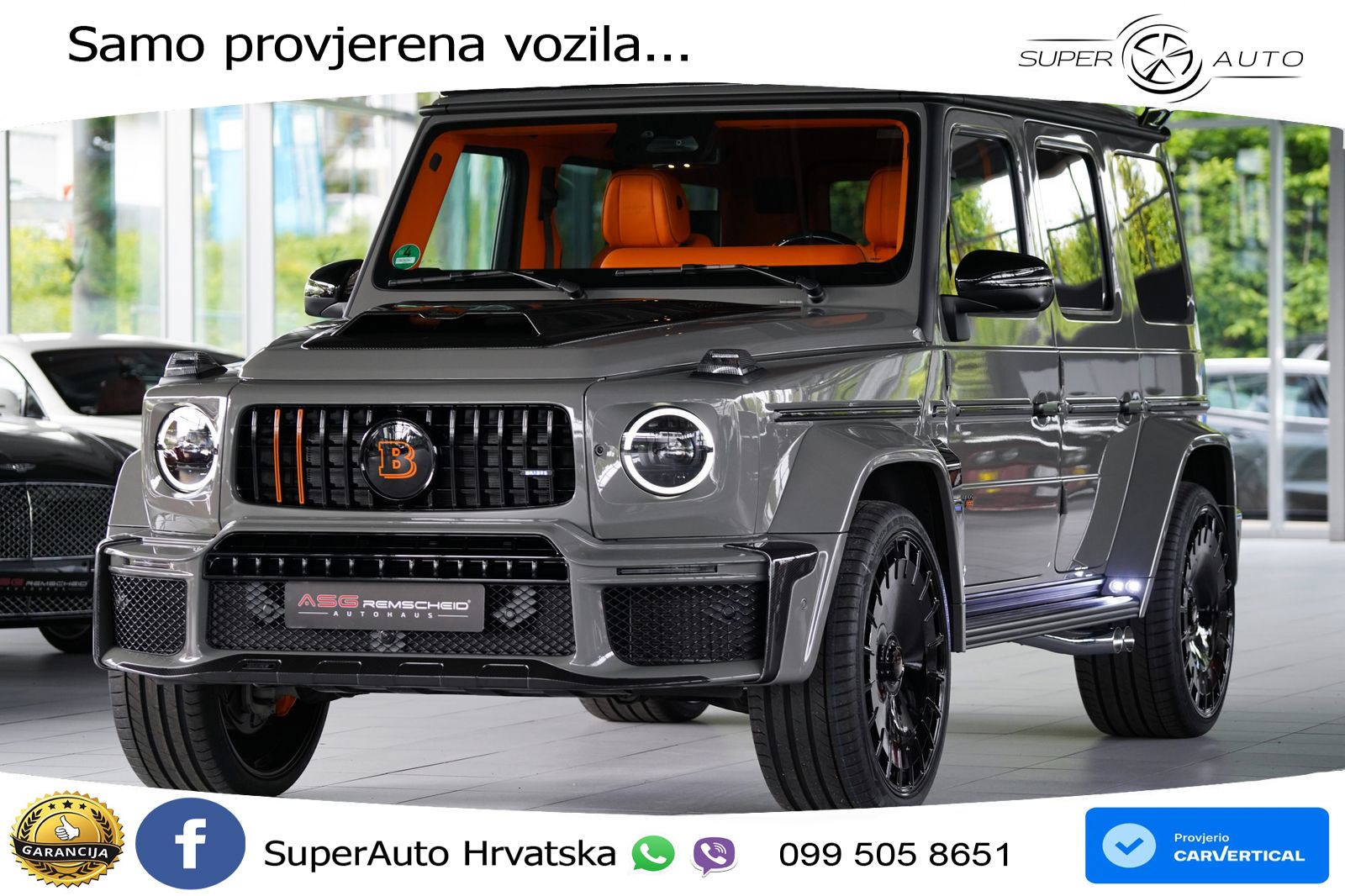 Mercedes AMG G 63 Long V8 (585 KS) 4MATIC 9G-TRONIC AMG SPEEDSHIFT TCT Brabus LED+GR SJED+ACC