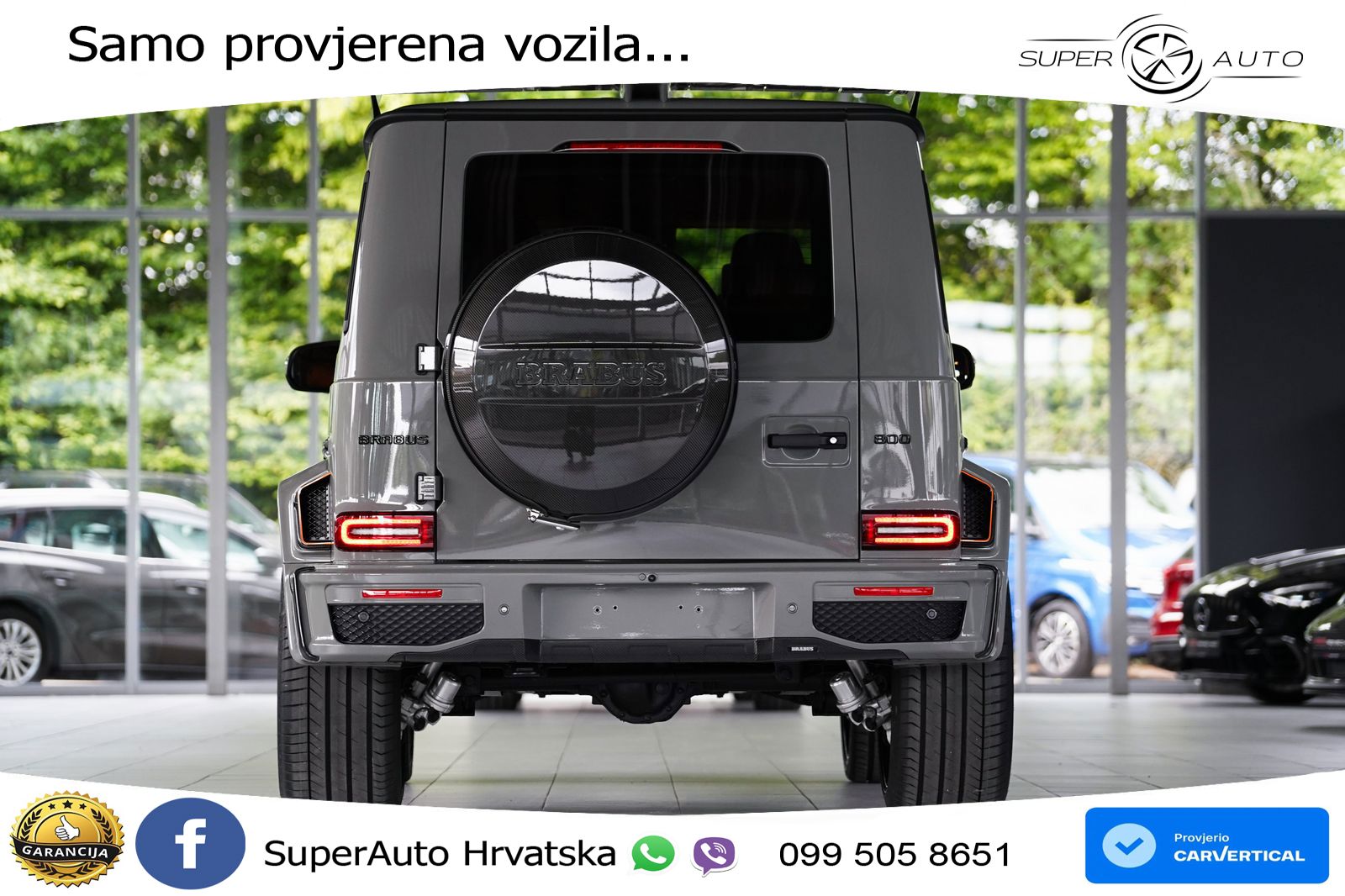 Mercedes AMG G 63 Long V8 (585 KS) 4MATIC 9G-TRONIC AMG SPEEDSHIFT TCT Brabus LED+GR SJED+ACC