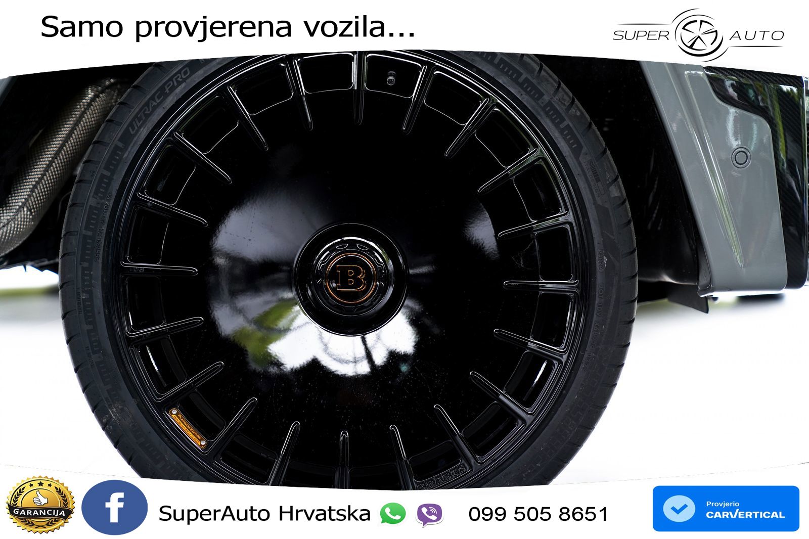 Mercedes AMG G 63 Long V8 (585 KS) 4MATIC 9G-TRONIC AMG SPEEDSHIFT TCT Brabus LED+GR SJED+ACC