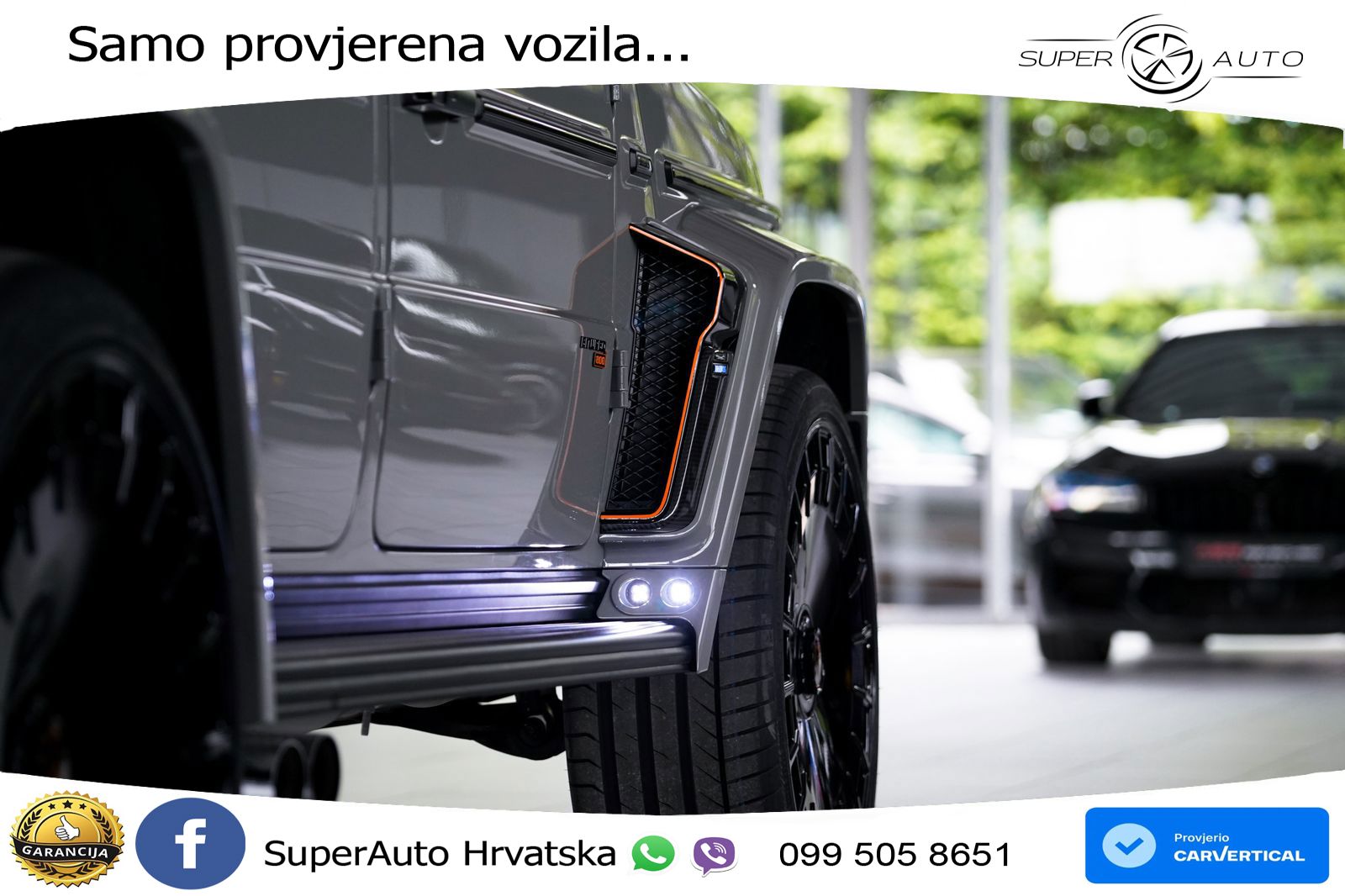 Mercedes AMG G 63 Long V8 (585 KS) 4MATIC 9G-TRONIC AMG SPEEDSHIFT TCT Brabus LED+GR SJED+ACC