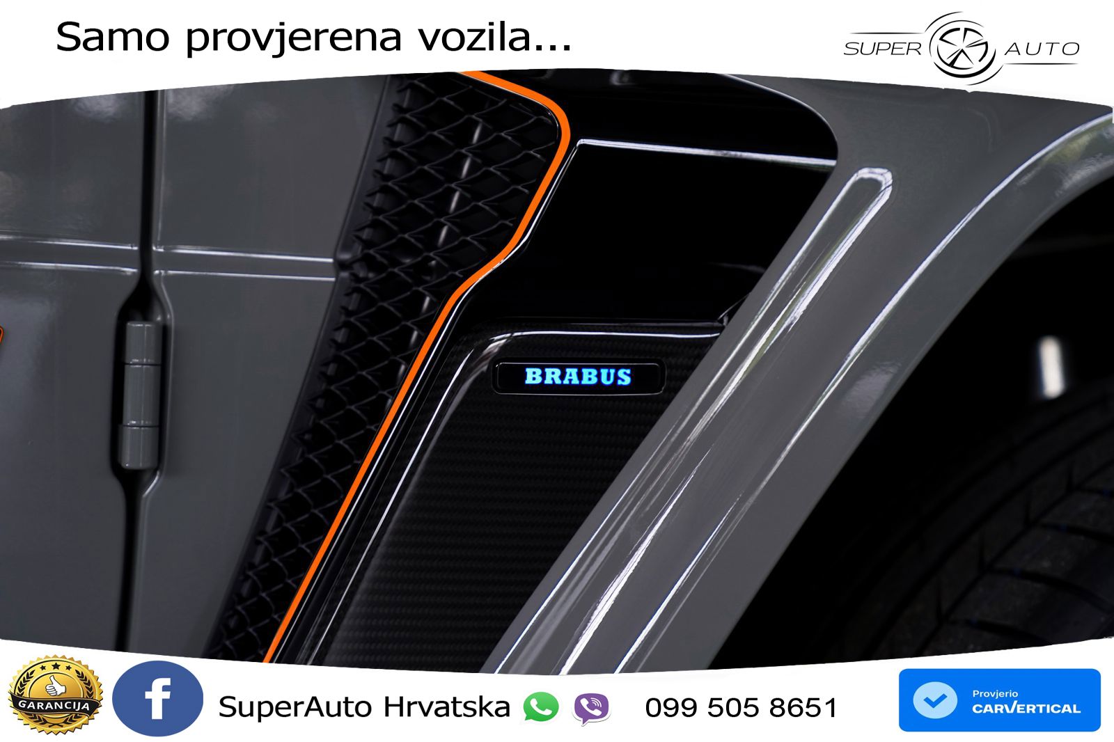 Mercedes AMG G 63 Long V8 (585 KS) 4MATIC 9G-TRONIC AMG SPEEDSHIFT TCT Brabus LED+GR SJED+ACC