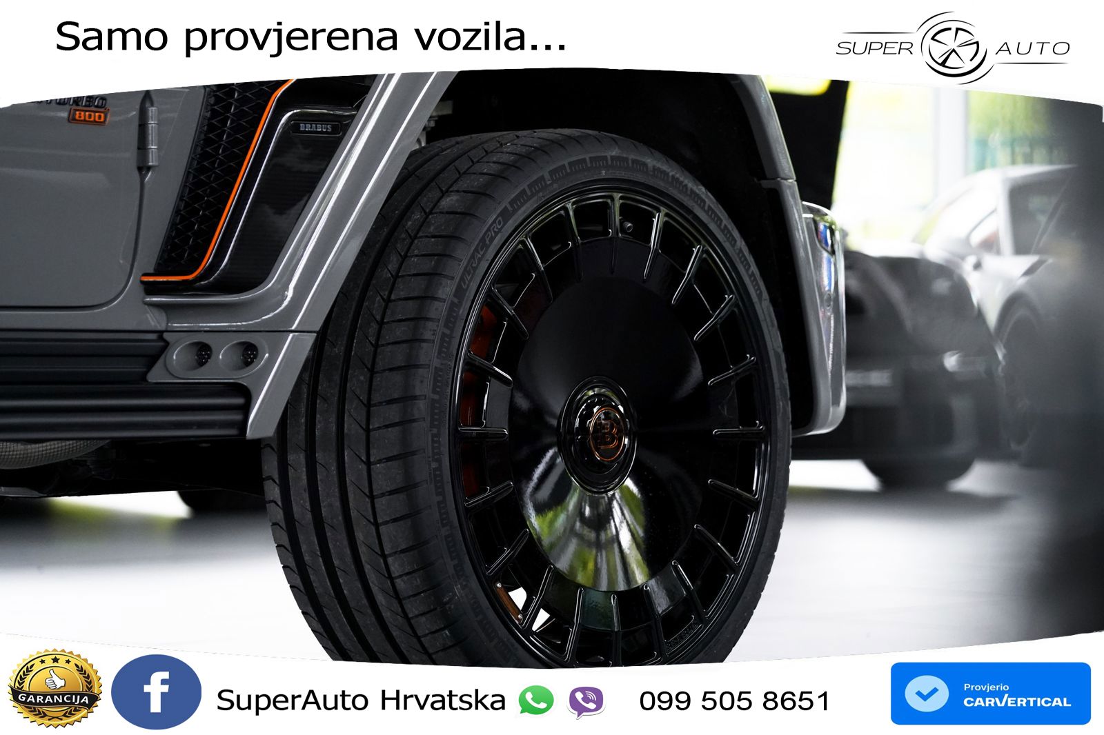 Mercedes AMG G 63 Long V8 (585 KS) 4MATIC 9G-TRONIC AMG SPEEDSHIFT TCT Brabus LED+GR SJED+ACC