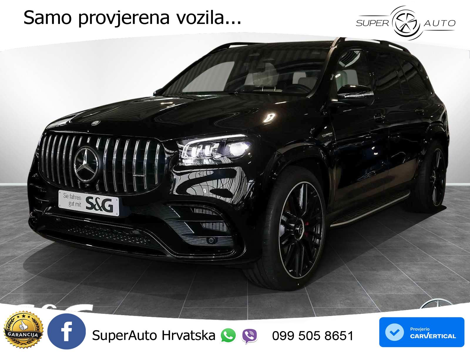 Mercedes-Benz GLS AMG GLS 63 V8 EQ Boost 4MATIC+ AMG SPEEDSHIFT TCT 9G ACC+HEAD+4xGR SJED+360+PANO