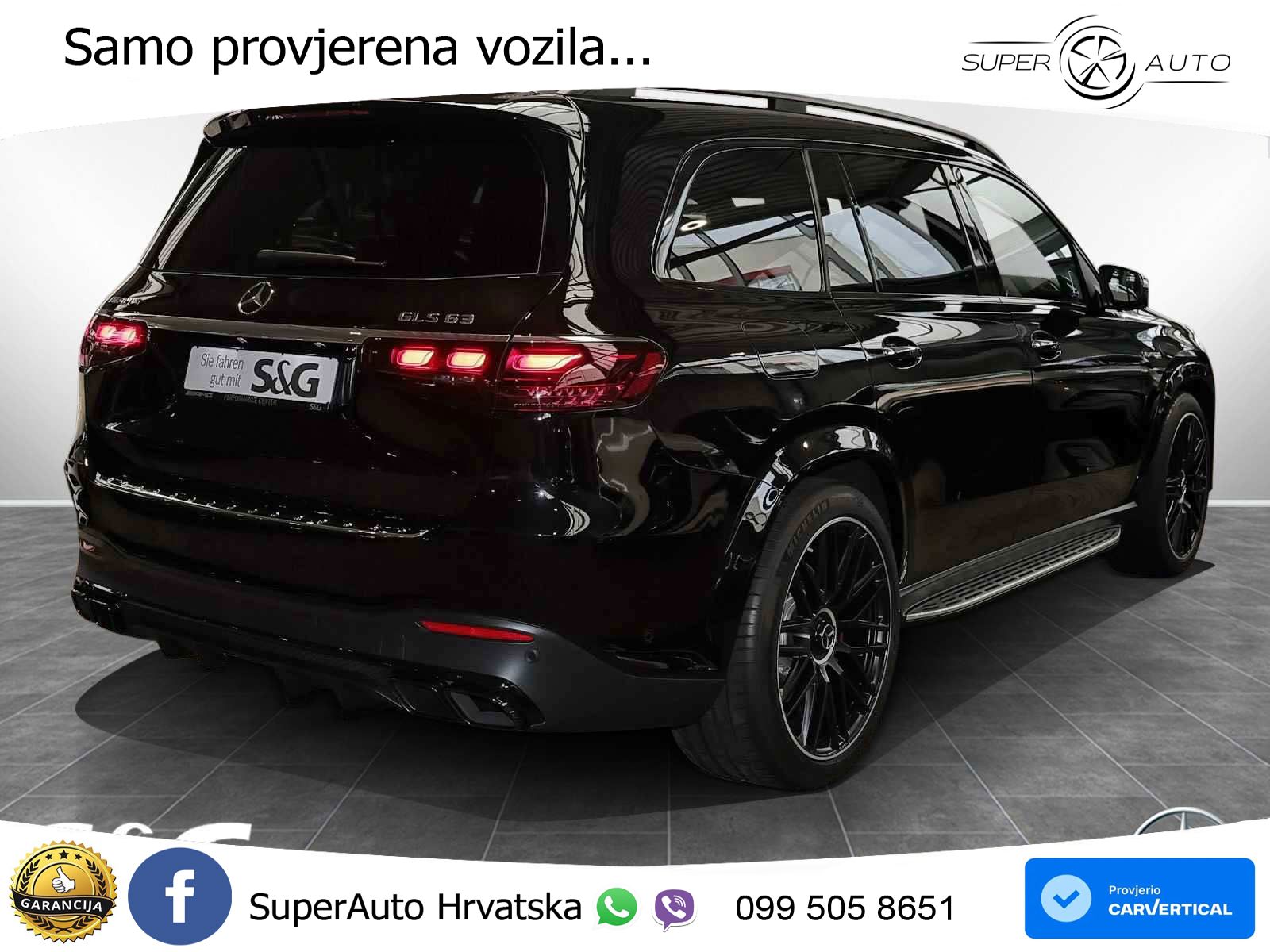 Mercedes-Benz GLS AMG GLS 63 V8 EQ Boost 4MATIC+ AMG SPEEDSHIFT TCT 9G ACC+HEAD+4xGR SJED+360+PANO