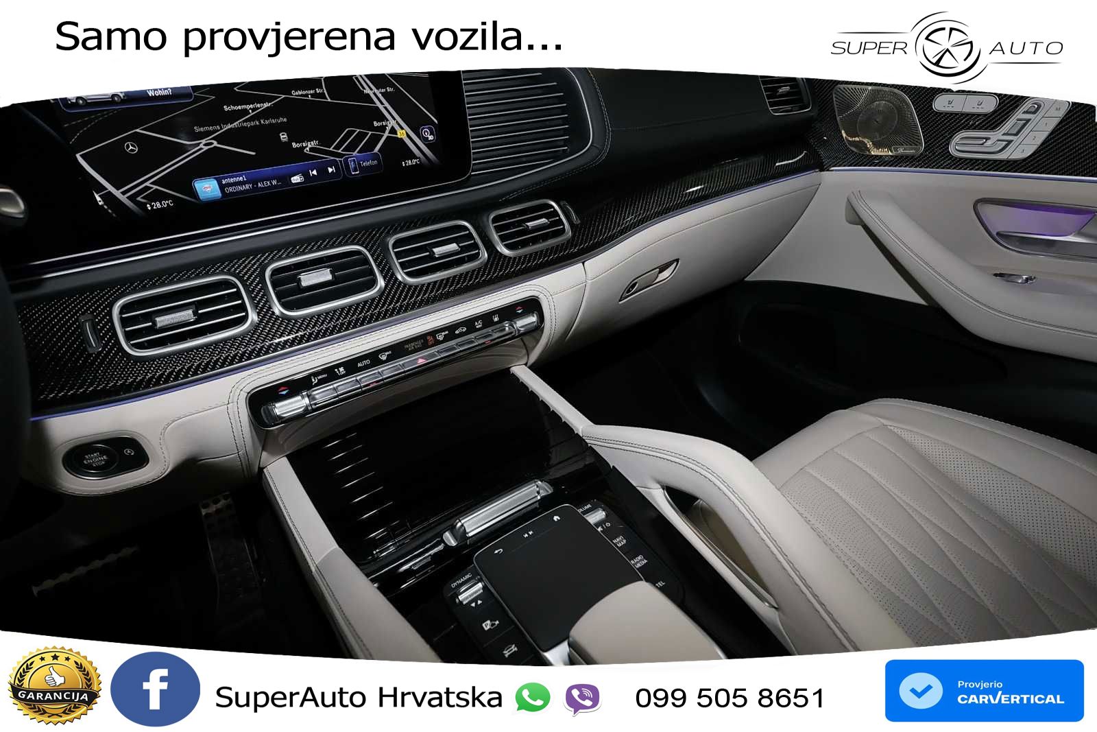Mercedes-Benz GLS AMG GLS 63 V8 EQ Boost 4MATIC+ AMG SPEEDSHIFT TCT 9G ACC+HEAD+4xGR SJED+360+PANO
