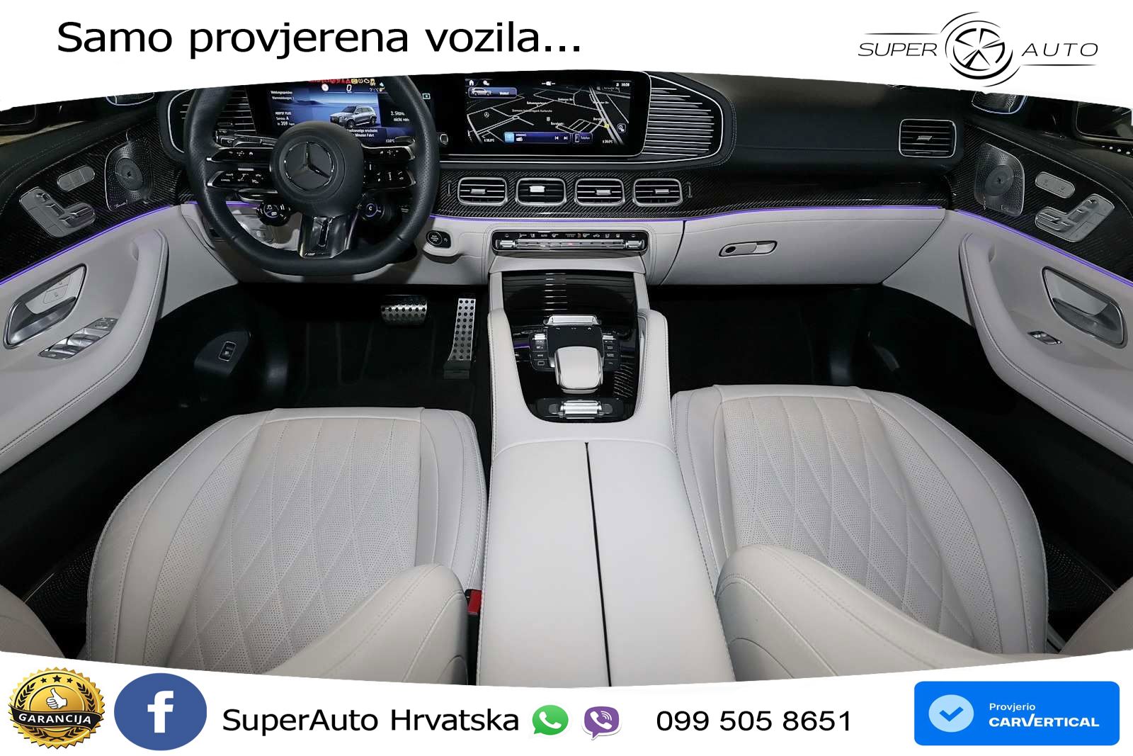 Mercedes-Benz GLS AMG GLS 63 V8 EQ Boost 4MATIC+ AMG SPEEDSHIFT TCT 9G ACC+HEAD+4xGR SJED+360+PANO