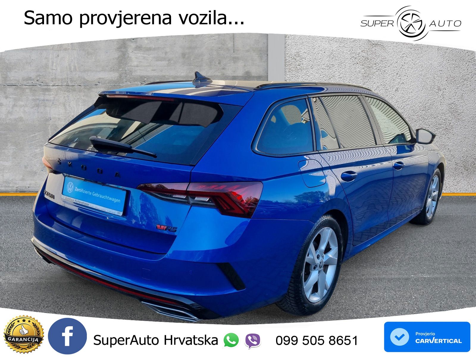 Škoda Octavia Combi RS 2.0 TDI (200 KS) DSG MATRIX+GR SJED+KAM