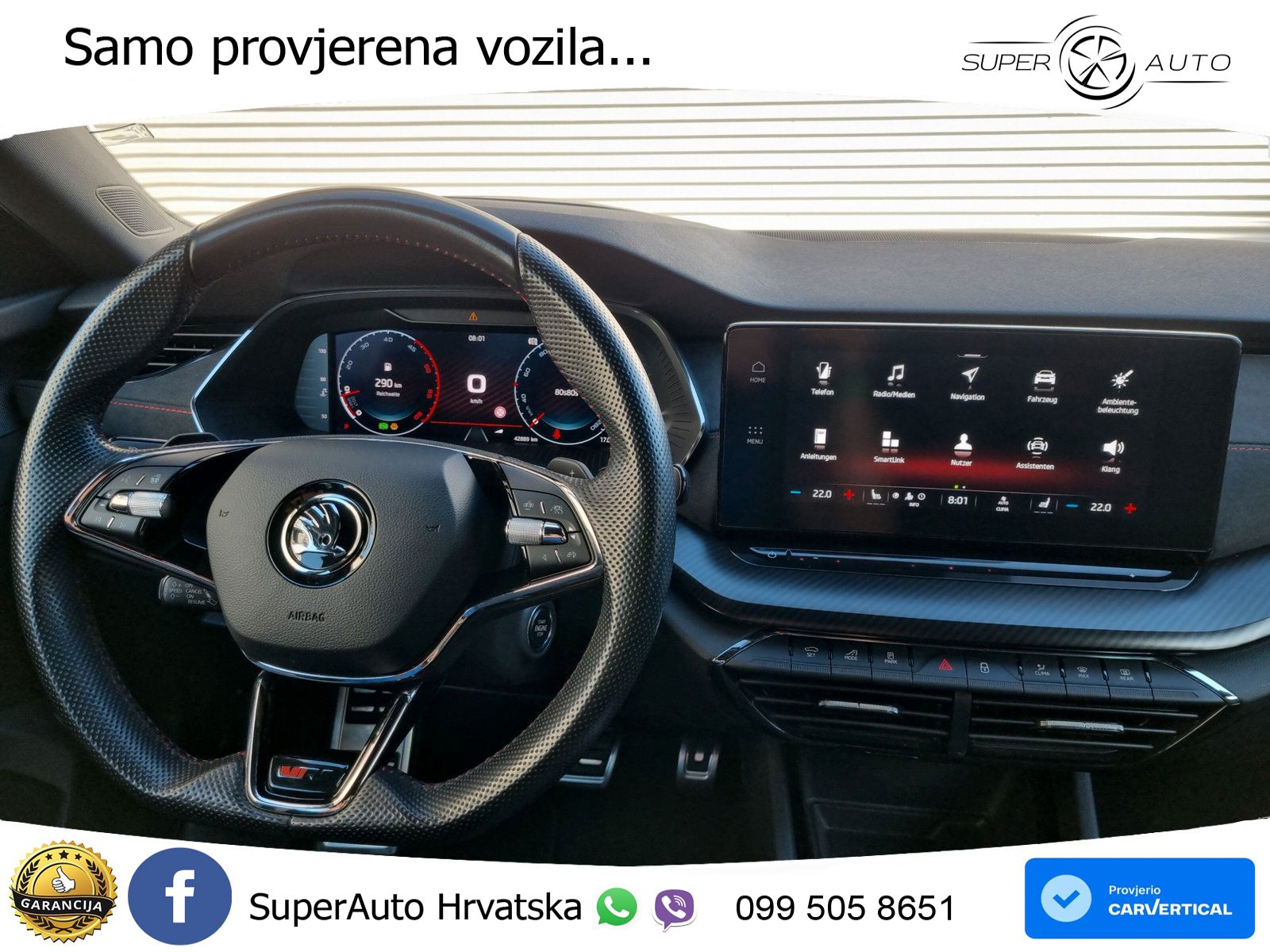 Škoda Octavia Combi RS 2.0 TDI (200 KS) DSG MATRIX+GR SJED+KAM