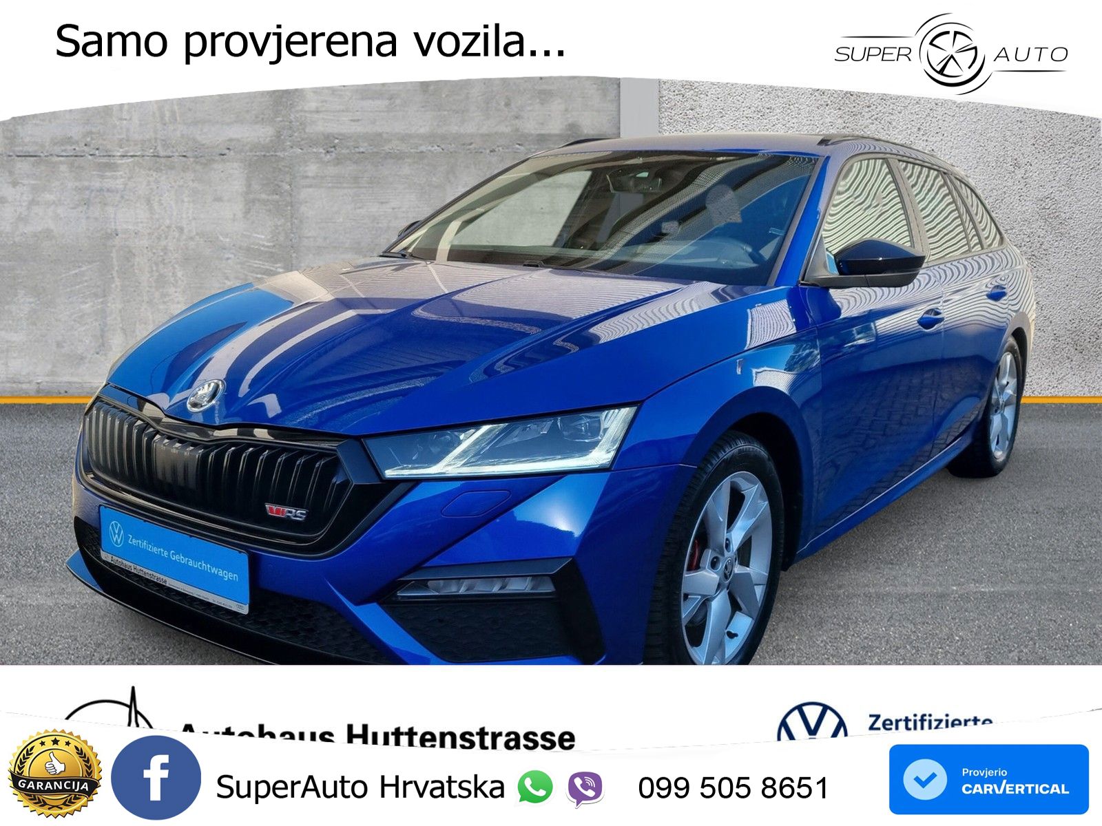 Škoda Octavia Combi RS 2.0 TDI (200 KS) DSG MATRIX+GR SJED+KAM