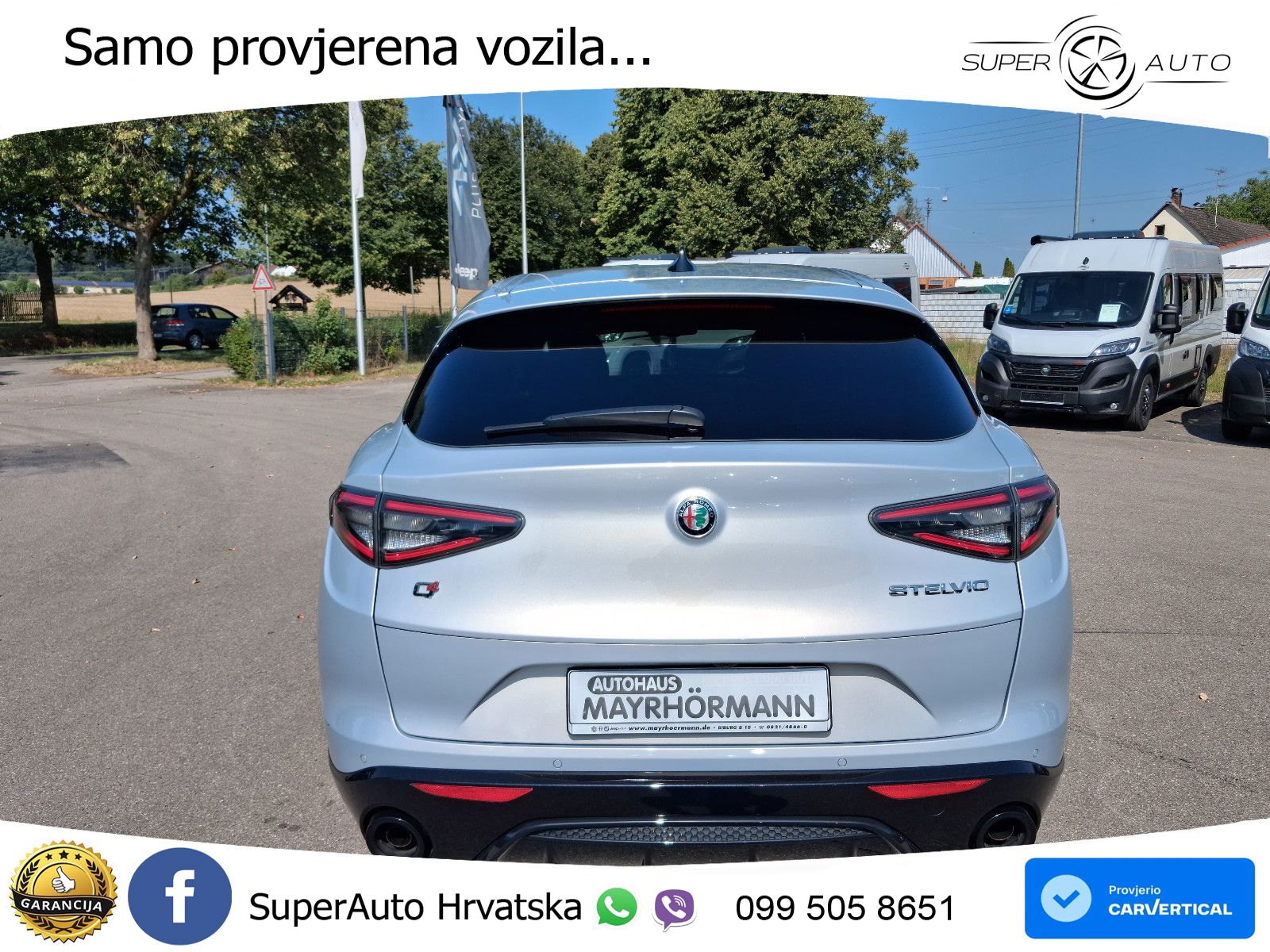 Alfa Romeo Stelvio 2.0 Turbo (280 KS) Q4 Automatic LED+GR SJED+ACC