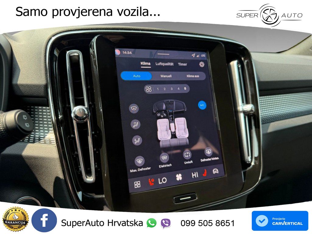 Volvo XC40 2.0 B3 163 KS Automatic LED+GR SJED+ACC