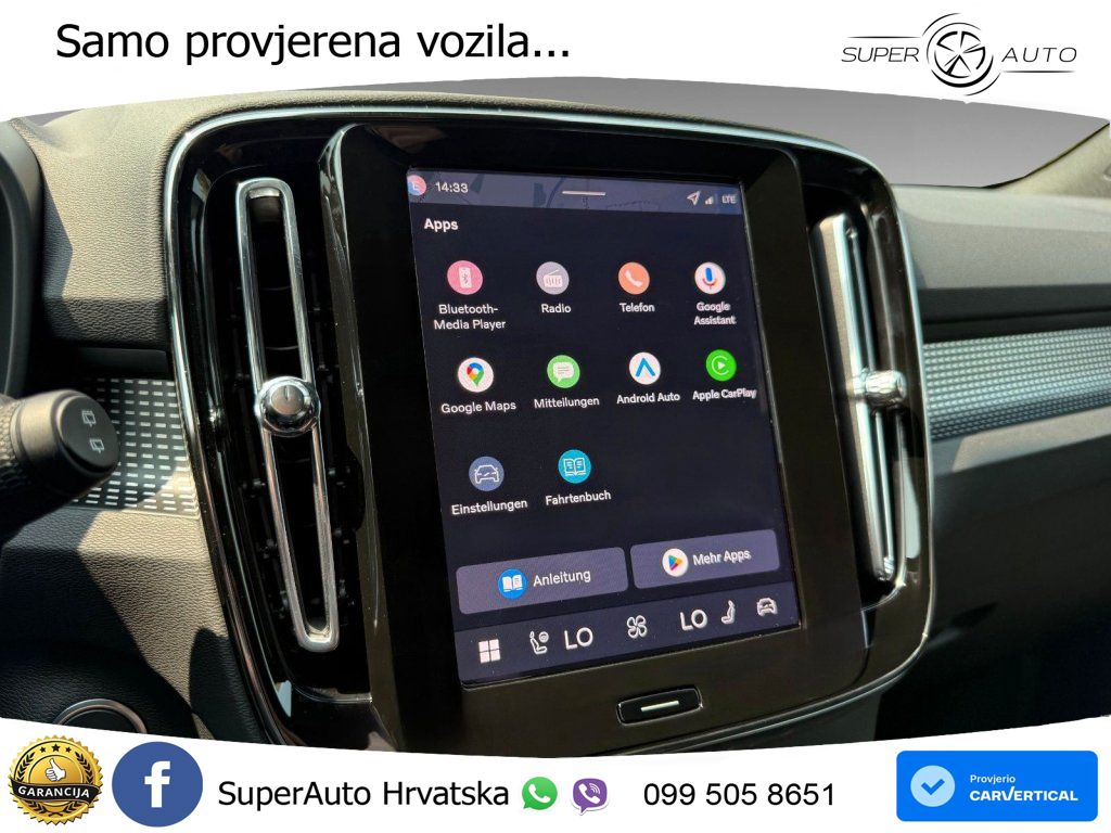 Volvo XC40 2.0 B3 163 KS Automatic LED+GR SJED+ACC
