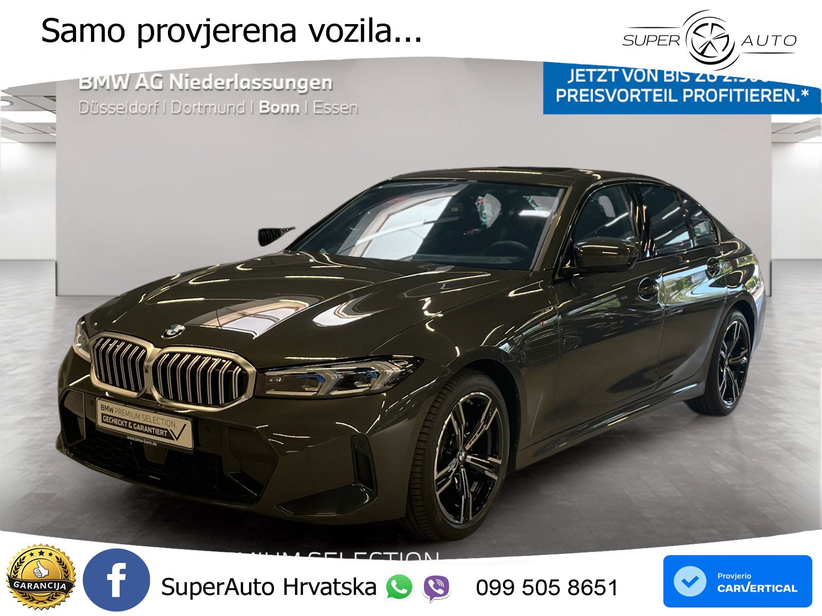 BMW 320i (184 KS) Steptronic M Sport LED+GR SJED+ACC