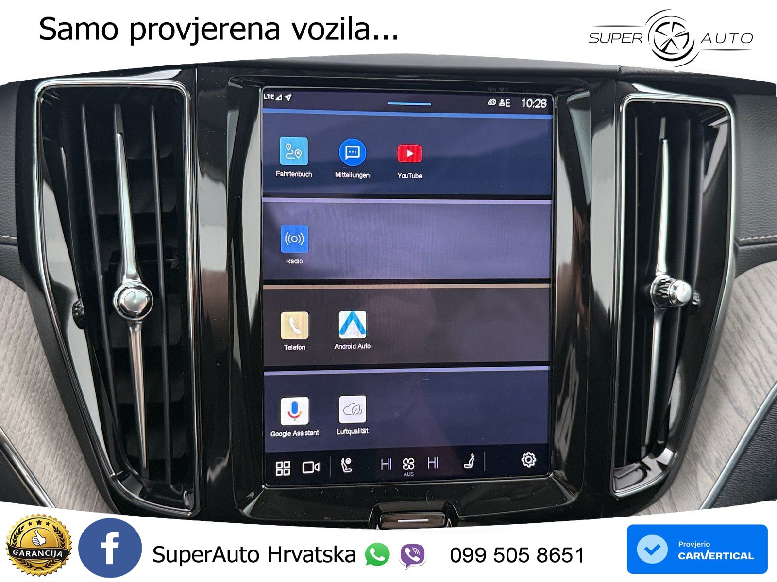 Volvo XC60 T8 AWD Geartronic ZRAČNI+ACC+GR SJED+KAM+PANO