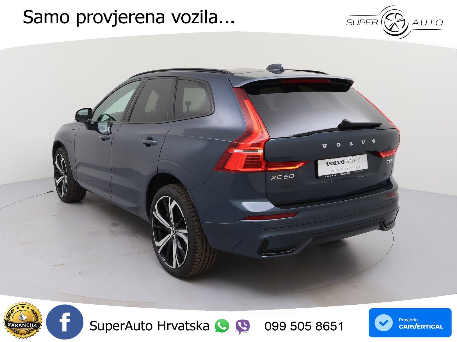 Volvo XC60 T8 AWD Geartronic ZRAČNI+ACC+GR SJED+KAM+PANO