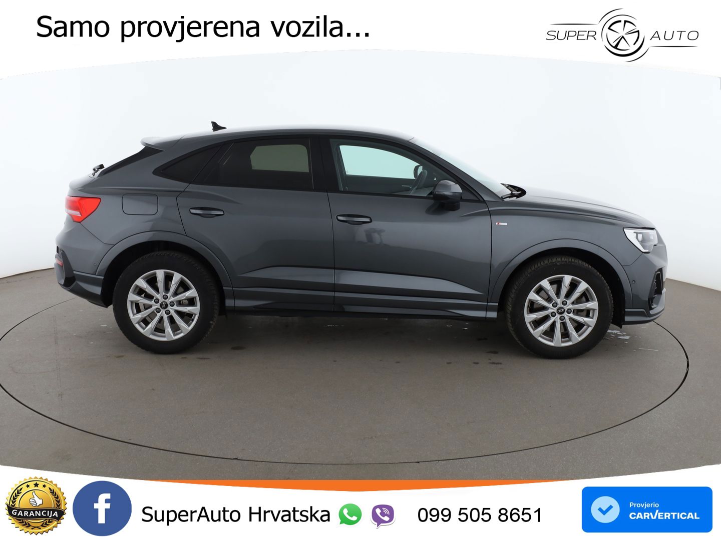 Audi Q3 II Sportback 45 TFSI (245 KS) quattro S tronic S line LED+GR SJED+ACC
