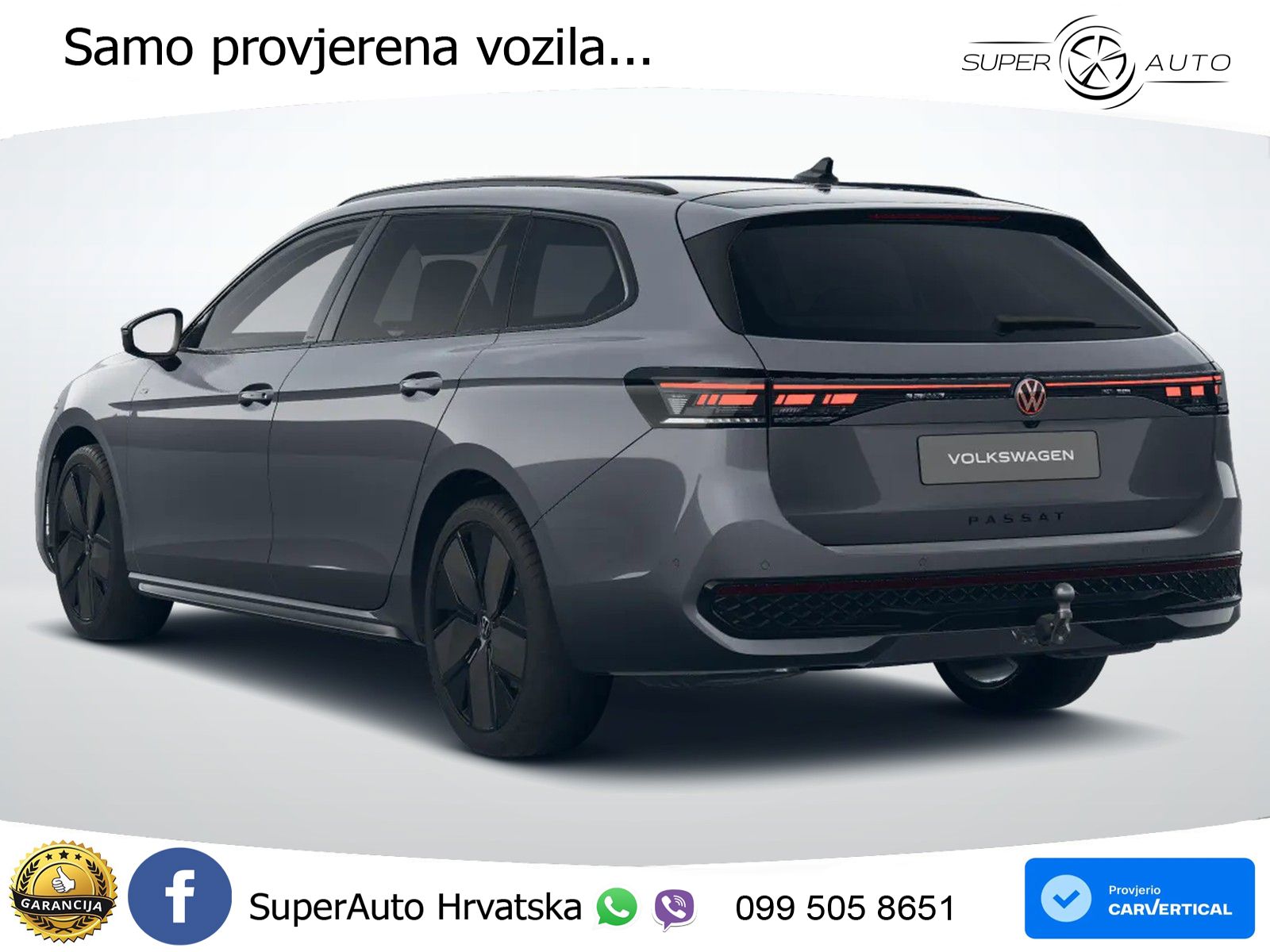 Volkswagen Passat Variant 2.0 TSI (265 KS) 4MOTION DSG R-Line LED+GR SJED+ACC