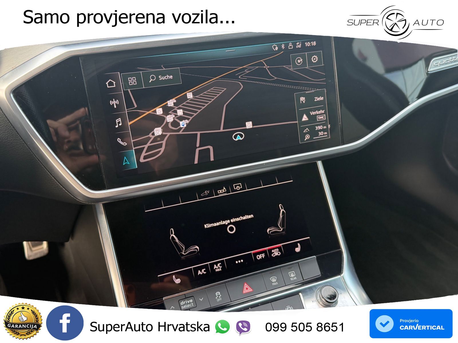 Audi A6 50 TFSIe (299 KS) quattro ultra S tronic S line LED+GR SJED+ACC
