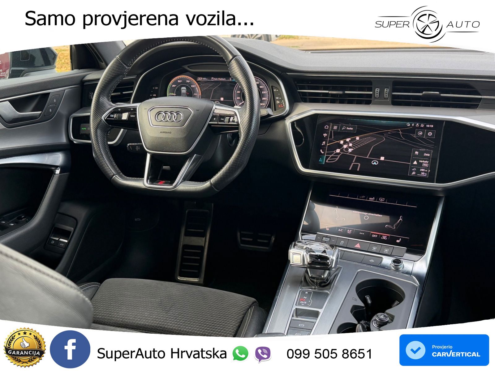 Audi A6 50 TFSIe (299 KS) quattro ultra S tronic S line LED+GR SJED+ACC