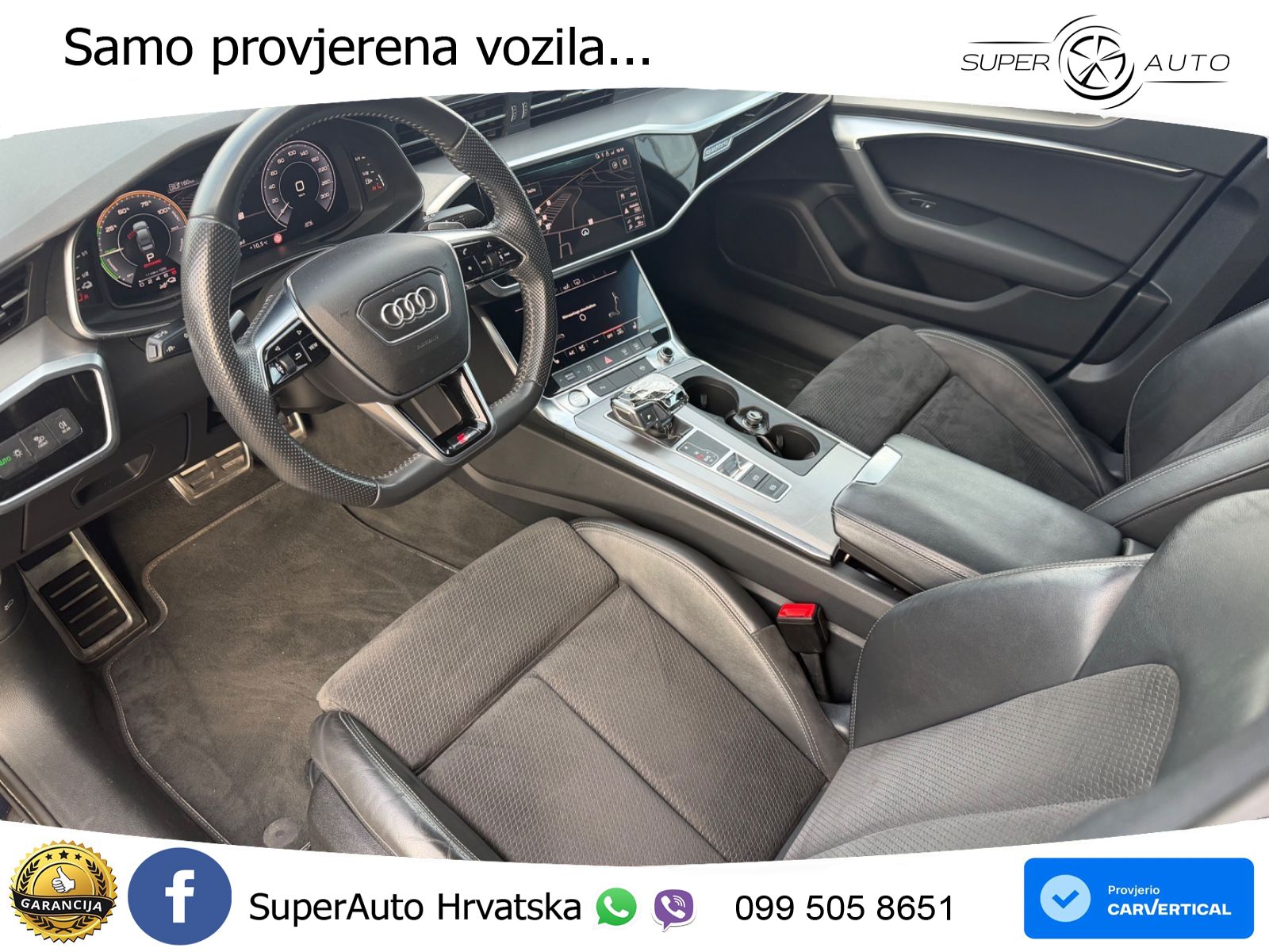 Audi A6 50 TFSIe (299 KS) quattro ultra S tronic S line LED+GR SJED+ACC