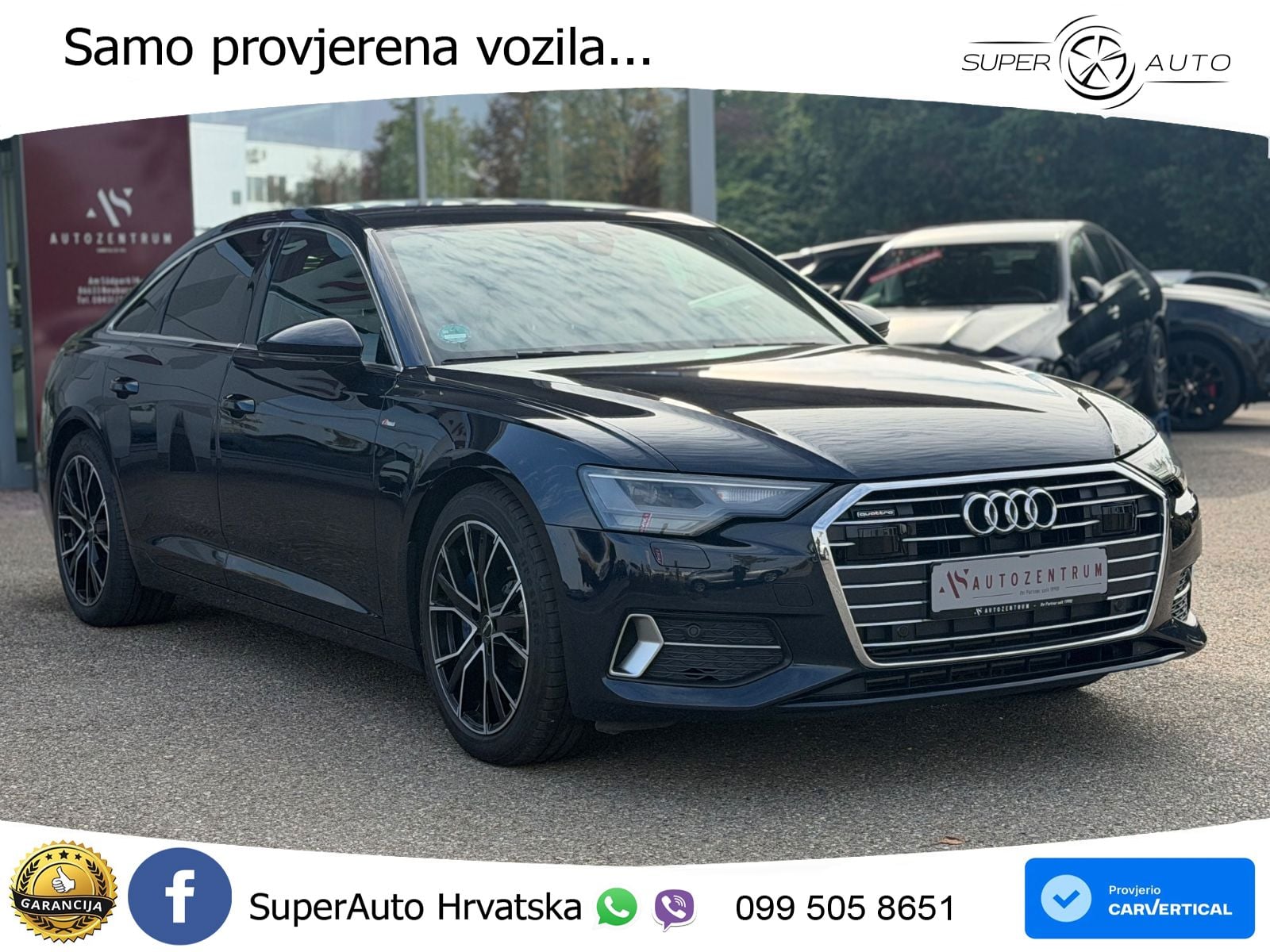 Audi A6 50 TFSIe (299 KS) quattro ultra S tronic S line LED+GR SJED+ACC