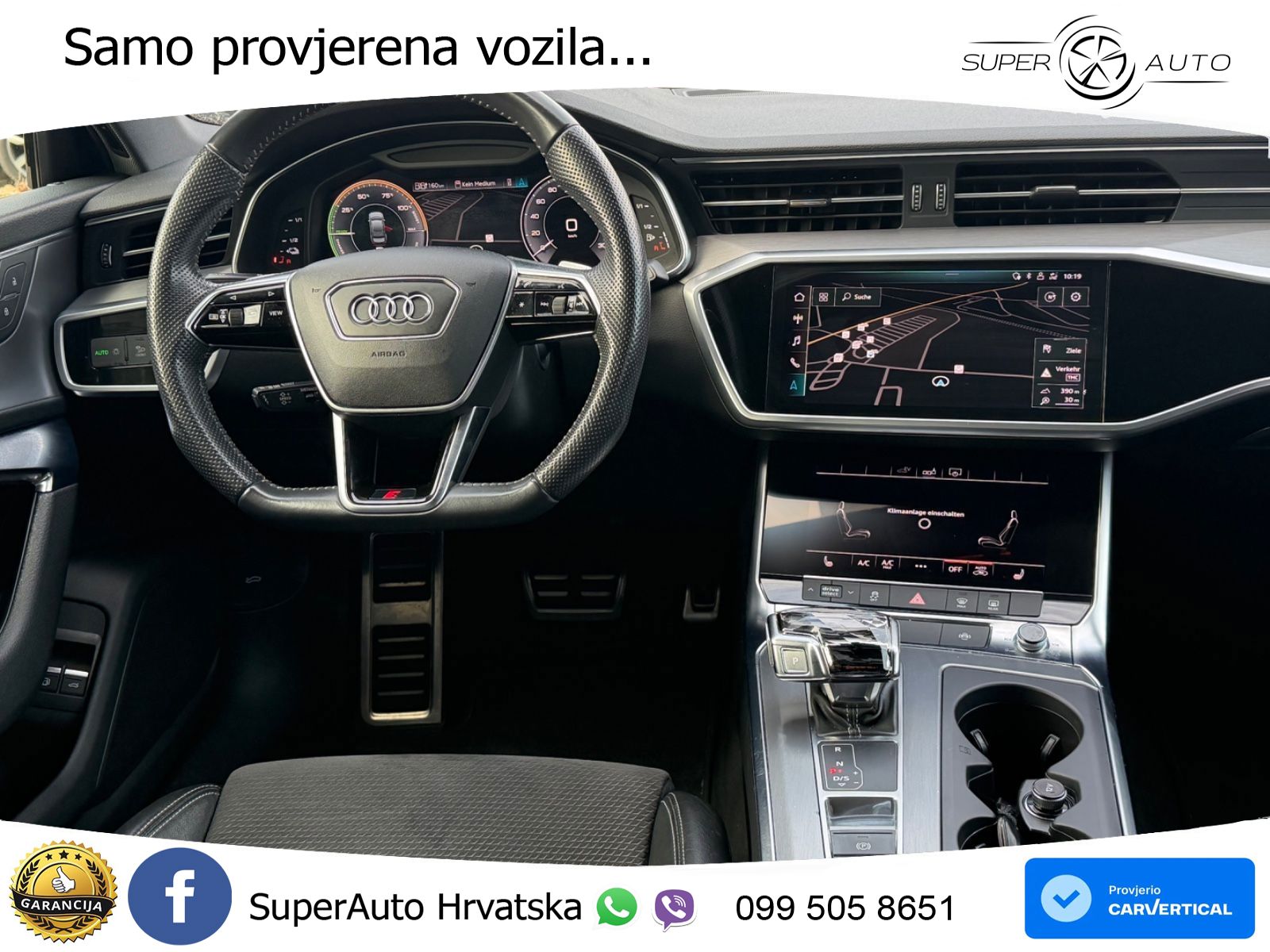 Audi A6 50 TFSIe (299 KS) quattro ultra S tronic S line LED+GR SJED+ACC