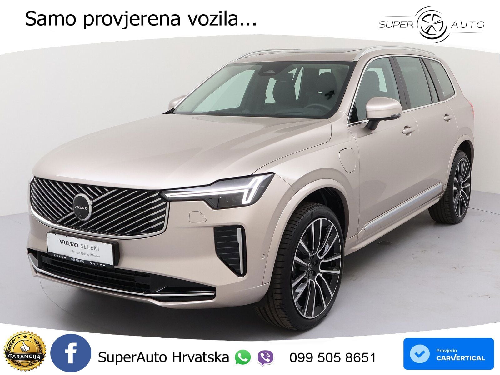 Volvo XC90 2.0 T8 AWD Automatic ACC+HEAD+4xGR SJED+360+PANO