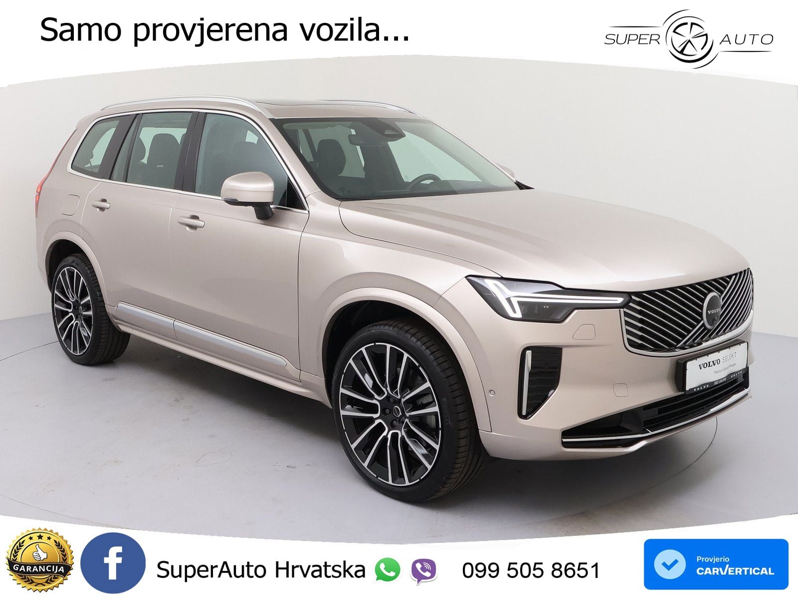 Volvo XC90 2.0 T8 AWD Automatic ACC+HEAD+4xGR SJED+360+PANO