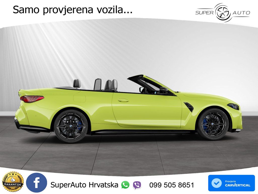BMW M4 Convertible Competition 3.0 (530 KS) xDrive Steptronic LED+GR SJED+ACC