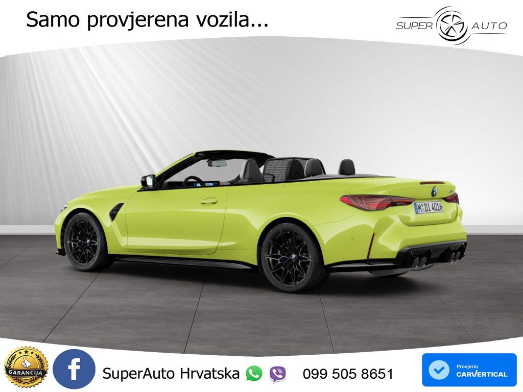 BMW M4 Convertible Competition 3.0 (530 KS) xDrive Steptronic LED+GR SJED+ACC
