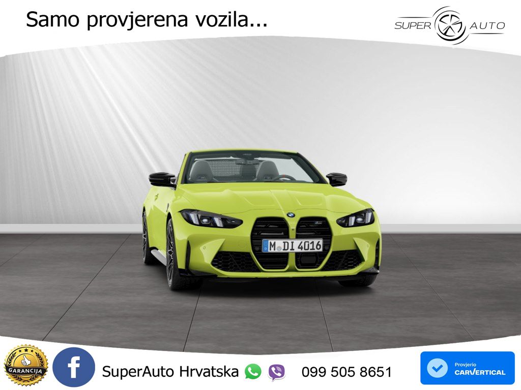 BMW M4 Convertible Competition 3.0 (530 KS) xDrive Steptronic LED+GR SJED+ACC