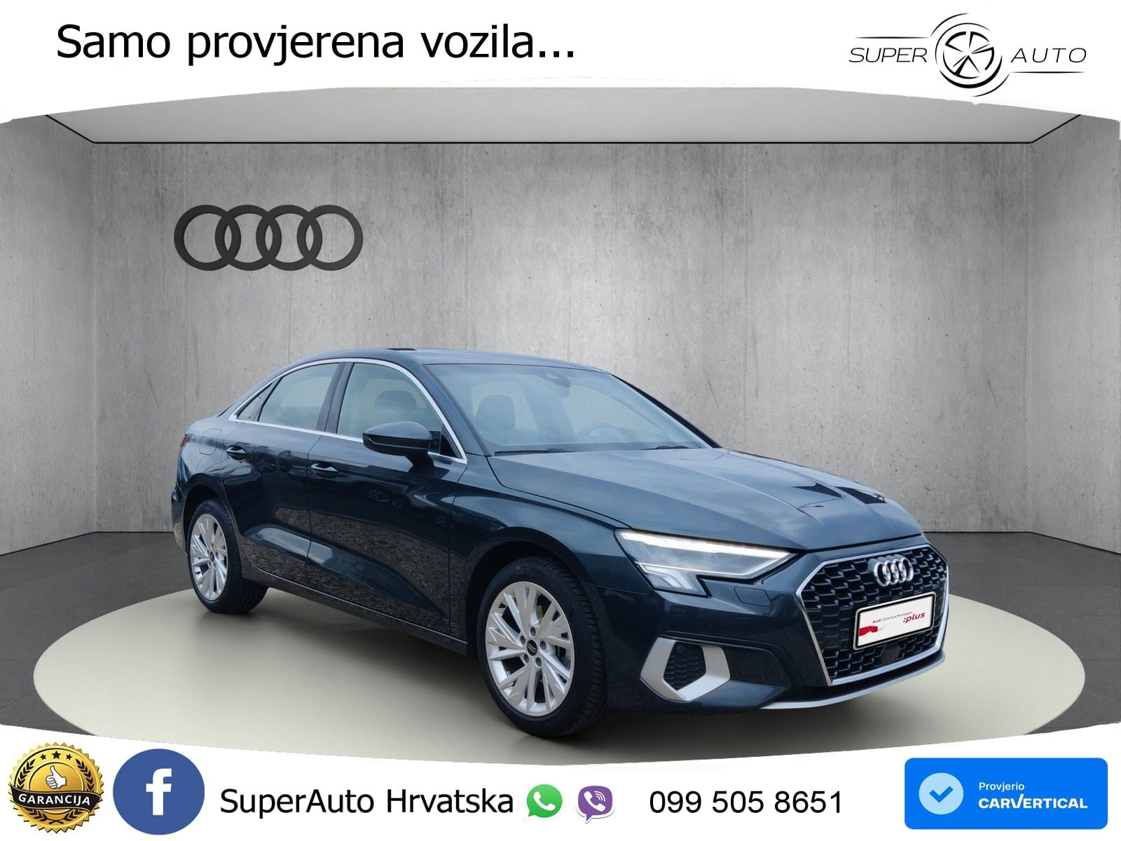 Audi A3 Limuzina 35 TDI (150 KS) S tronic advanced