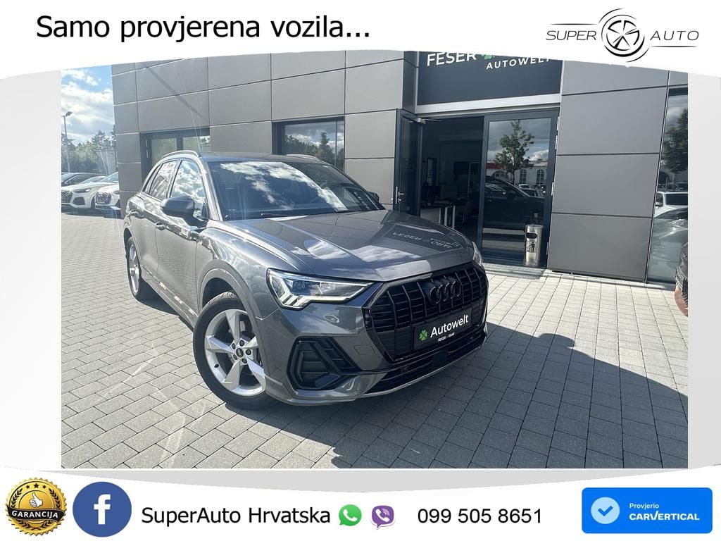 Audi Q3 45 TFSIe (245 KS) S tronic S line LED+GR SJED+ACC
