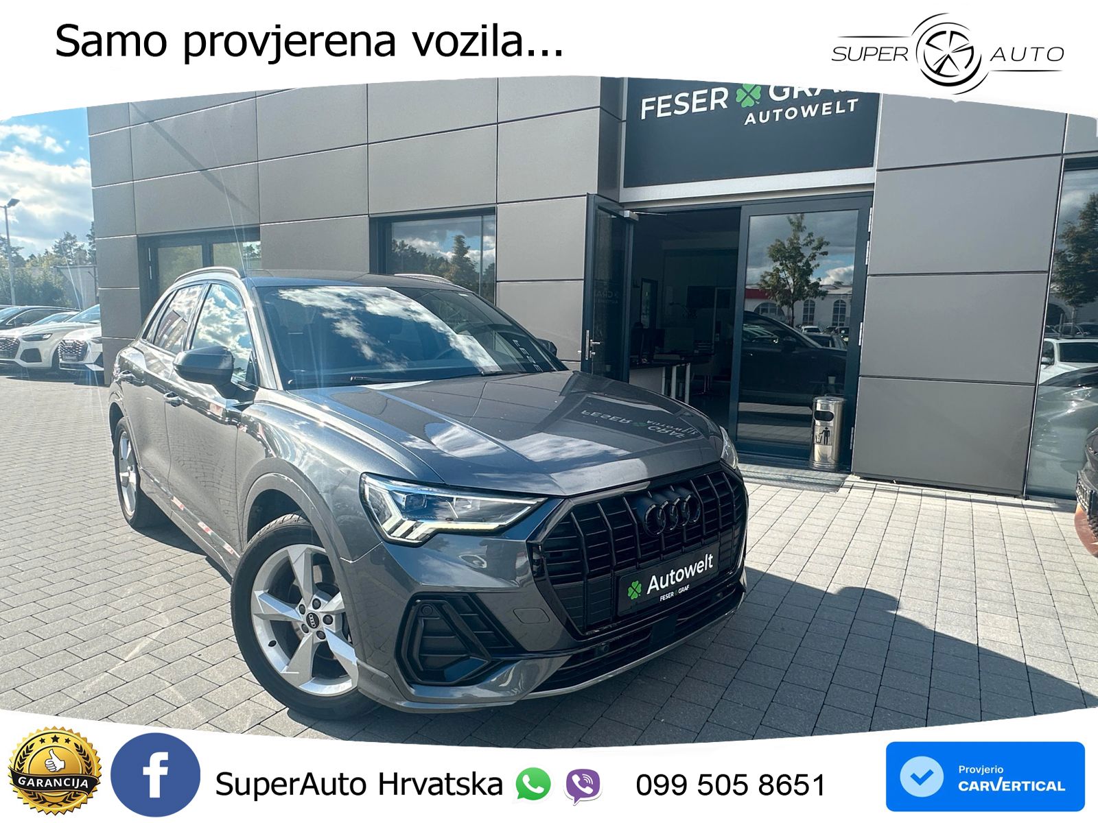 Audi Q3 45 TFSIe (245 KS) S tronic S line LED+GR SJED+ACC