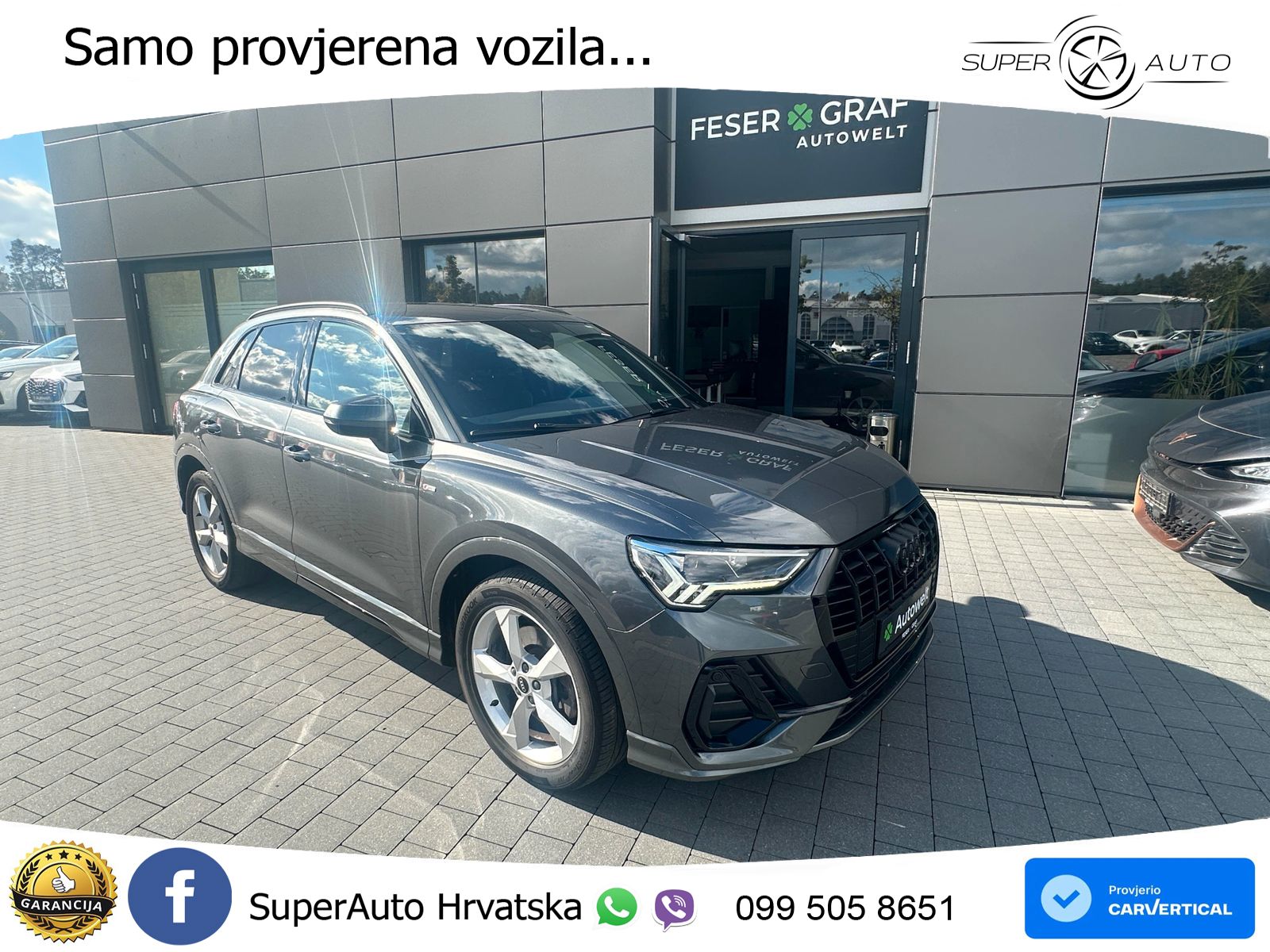 Audi Q3 45 TFSIe (245 KS) S tronic S line LED+GR SJED+ACC