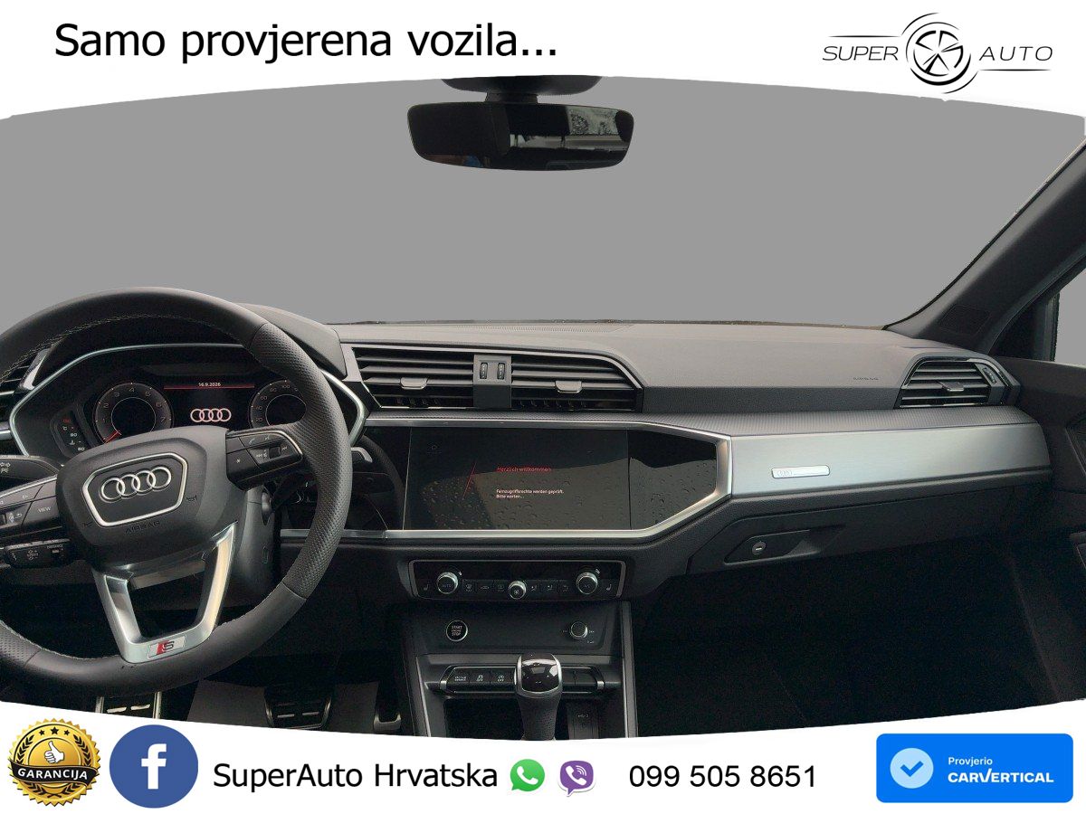 Audi Q3 II Sportback 35 TFSI (150 KS) S tronic S line LED+GR SJED+ACC