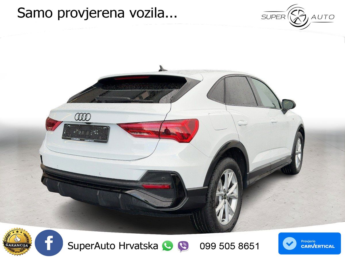 Audi Q3 II Sportback 35 TFSI (150 KS) S tronic S line LED+GR SJED+ACC