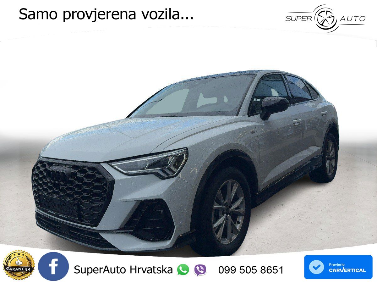 Audi Q3 II Sportback 35 TFSI (150 KS) S tronic S line LED+GR SJED+ACC