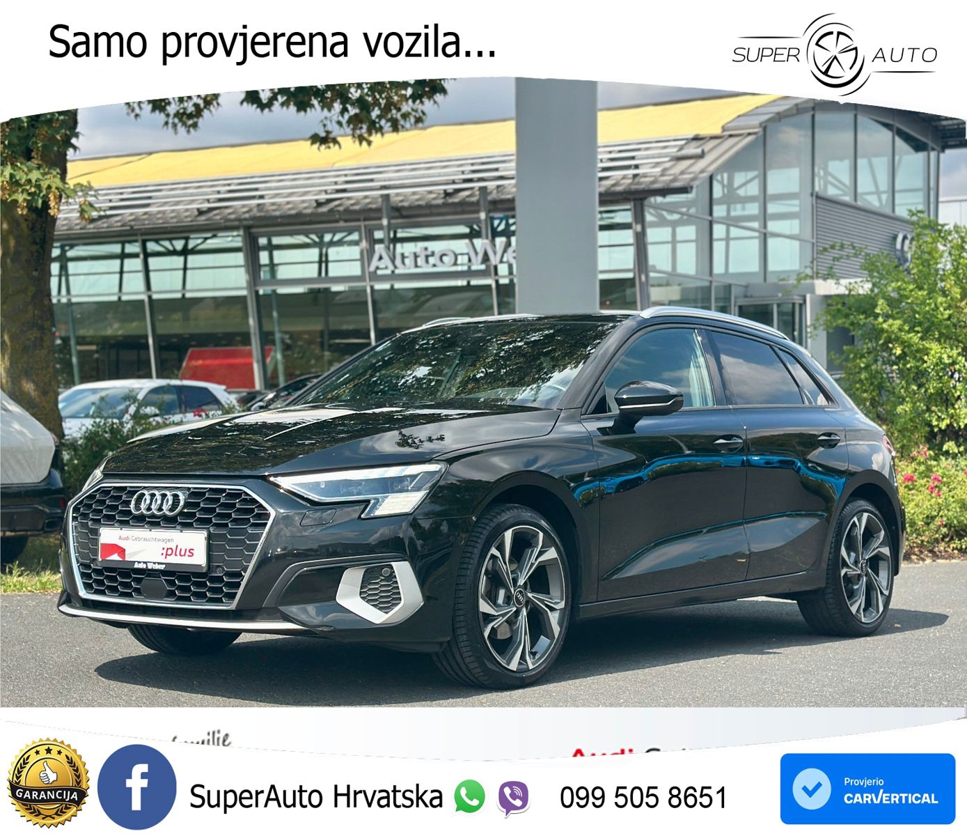 Audi A3 35 TDI (150 KS) S tronic LED+GR SJED+ACC