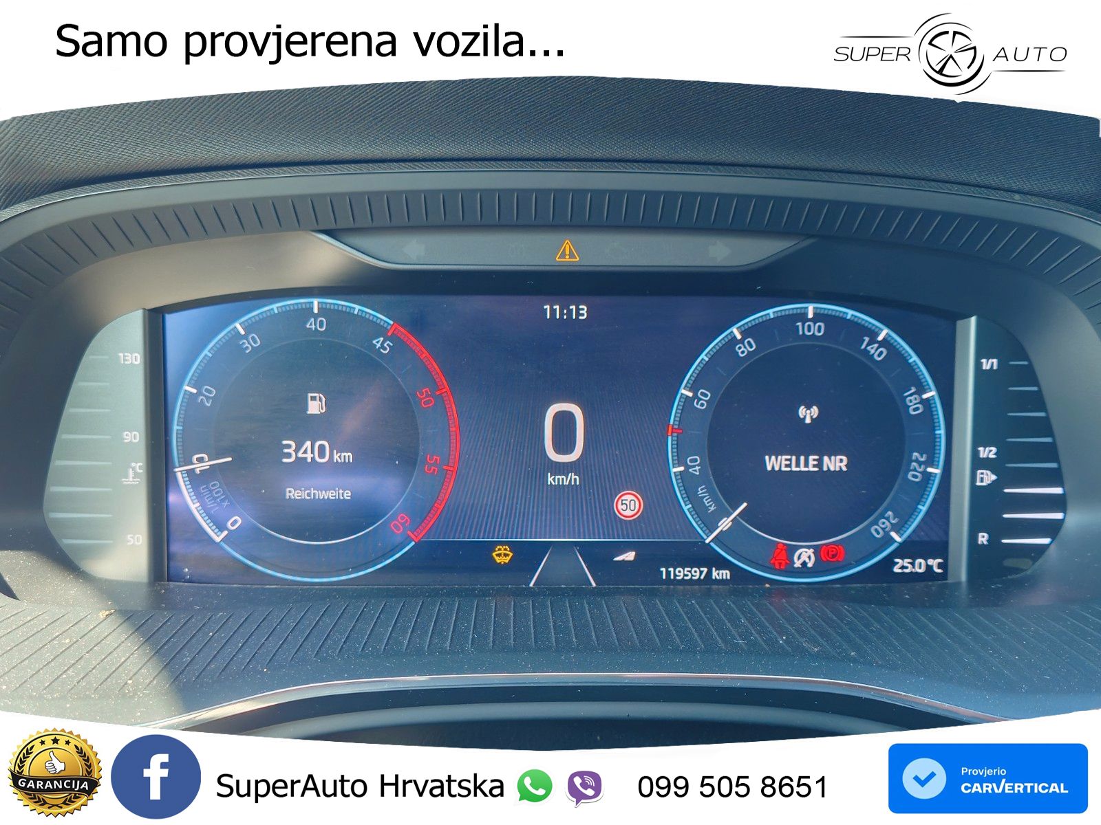 Škoda Octavia Combi 2.0 TDI (116 KS) LED+GR SJED+ACC